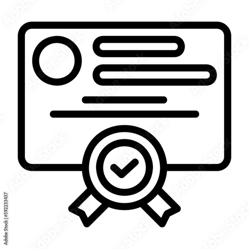 certificate icon