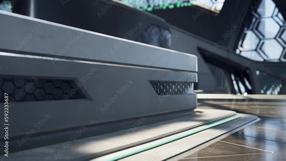 futuristic modern office building interior in urban city futuristic modern office building interior in urban city