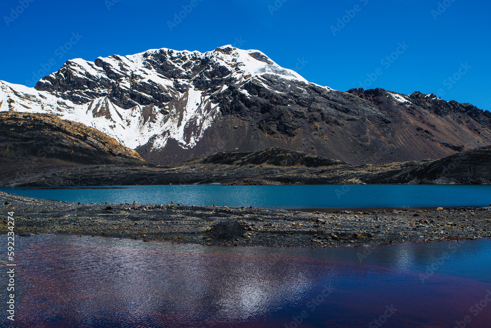 A panoramic view of the Nevado Pastoruri, in Peru, South America!
