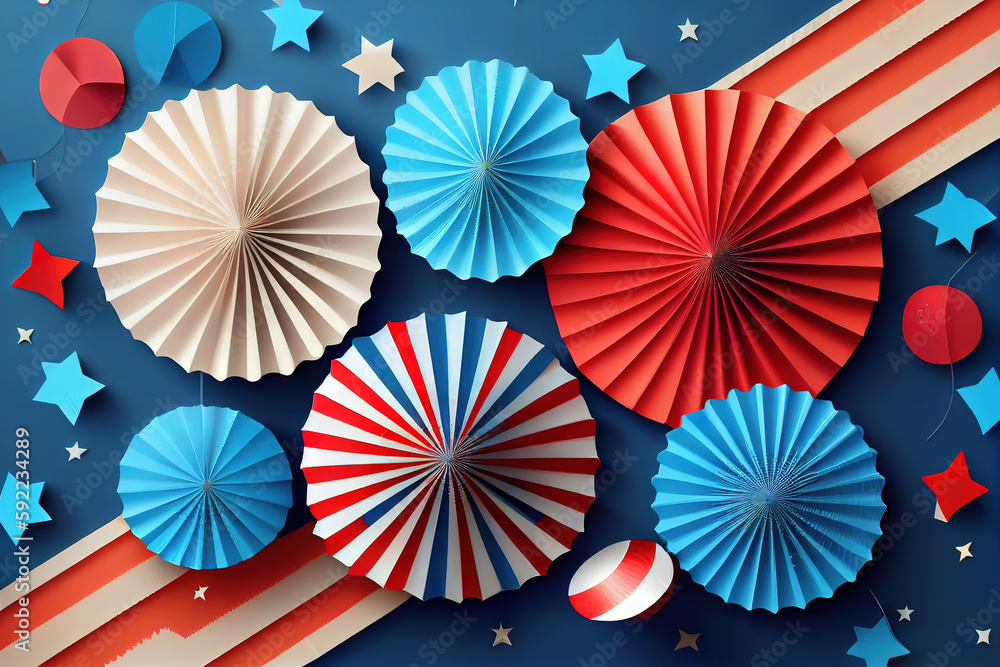 Happy Labor Day, Presidents Day, Fourth of July Independent Day. Generative Ai Happy Labor Day, Presidents Day, Fourth of July Independent Day. Generative Ai