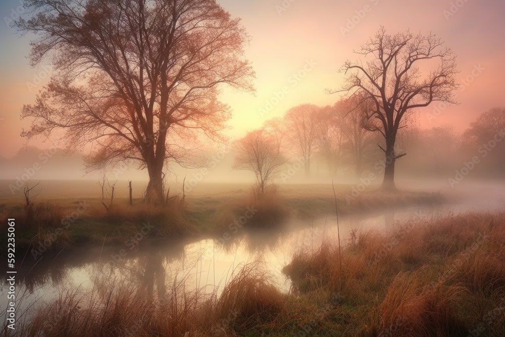 beautiful landscape, soft pastel colors beautiful landscape, soft pastel colors