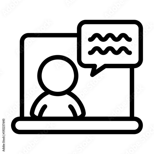 online communication icon