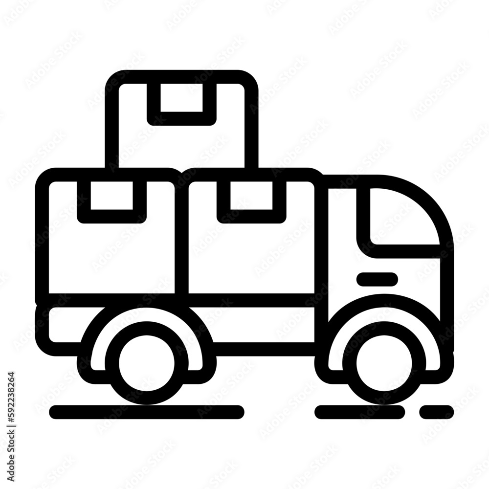 delivery truck icon delivery truck icon