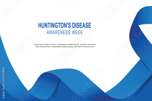 Huntingtons Disease Awareness Week background.