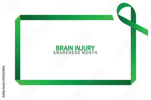 Brain Injury Awareness Month background.