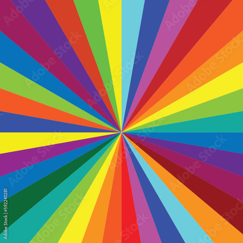 multi color stripes in circular style abstract pattern, vector illustration, decoration,