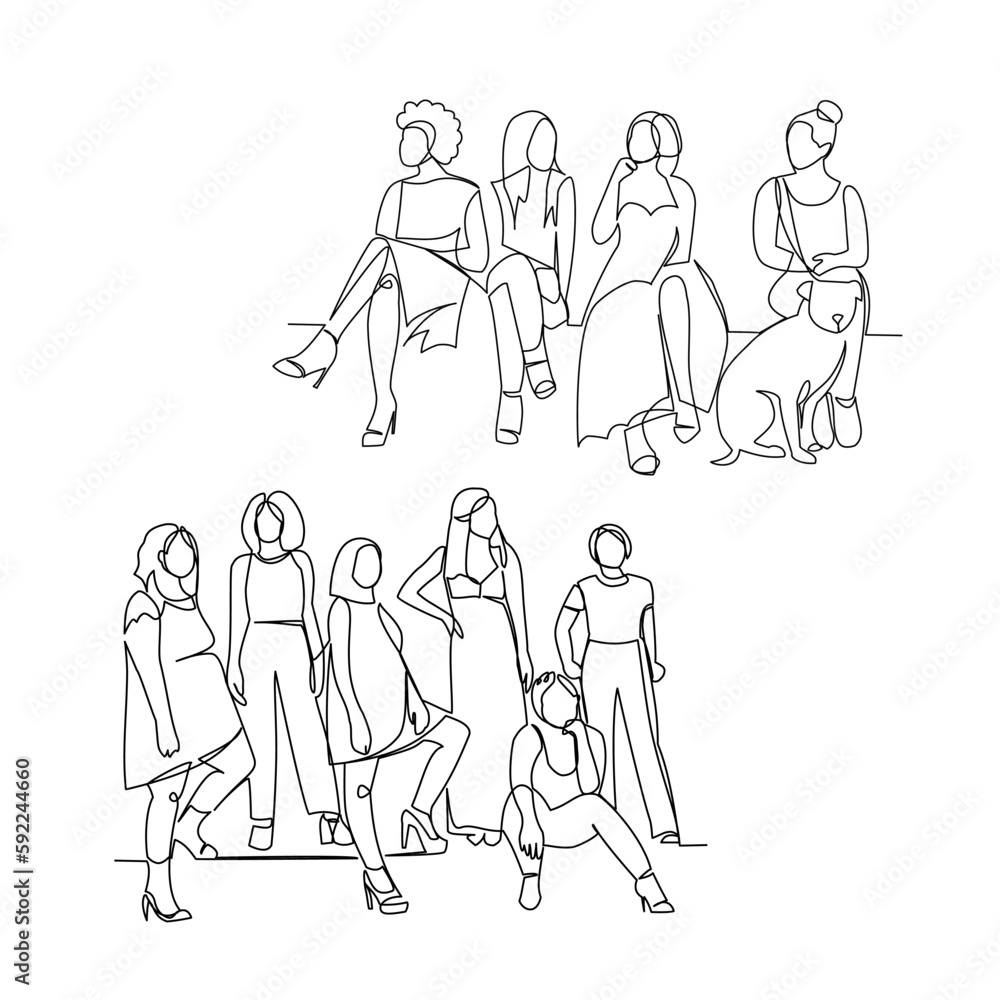 People vector illustration People vector illustration
