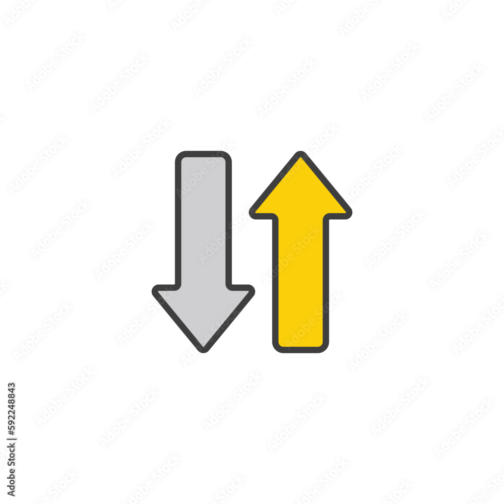 Direction icon design with white background stock illustration Direction icon design with white background stock illustration