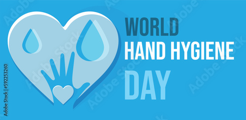 Vector World Hand Hygiene day.