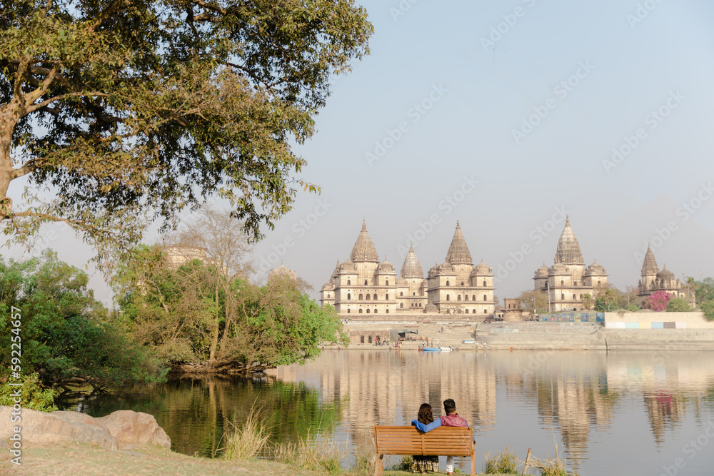 Fototapeta premium Palace in Orchha, Madhya Pradesh, India.