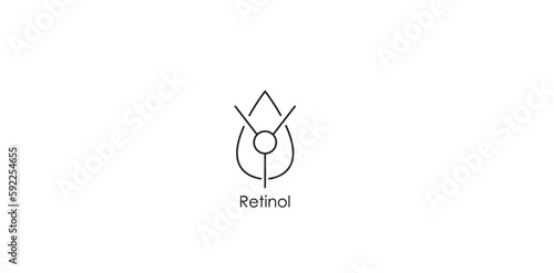 retinol icon vector illustration 