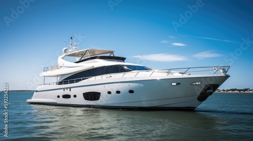 Luxury yacht in the sea © ZEKINDIGITAL