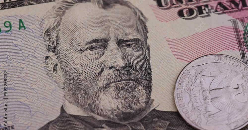 custom made wallpaper toronto digitalold American quarter dollar coins, close-up of old twenty-five cent coins