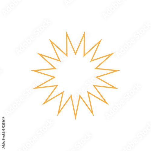 Abstract Modern Geomatric Shapes design with Transparent Background