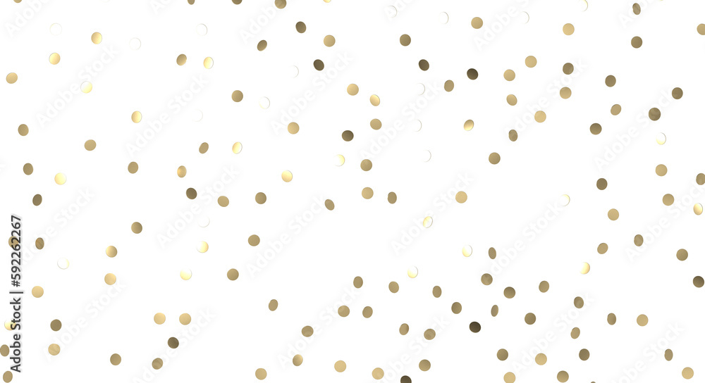 Glittering confetti on a transparent background.