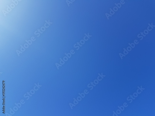 The blue sky without cloud