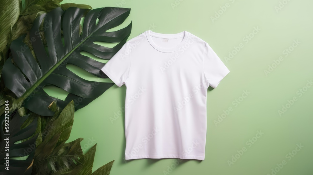 Mockup of t-shirt on colorful background Mockup of t-shirt on colorful background