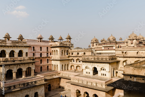 Detail of the Jahangir Mahal Palace in Orchha, Madhya Pradesh, India. © photo for everything