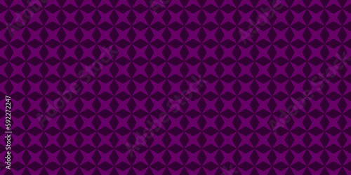 Abstract Purple geometric seamless pattern. Repeating background Retro Geometric motif Fabric design Textile swatch Dress man shirt fashion garment scarf wrap allover print Bright Violet texture Tile