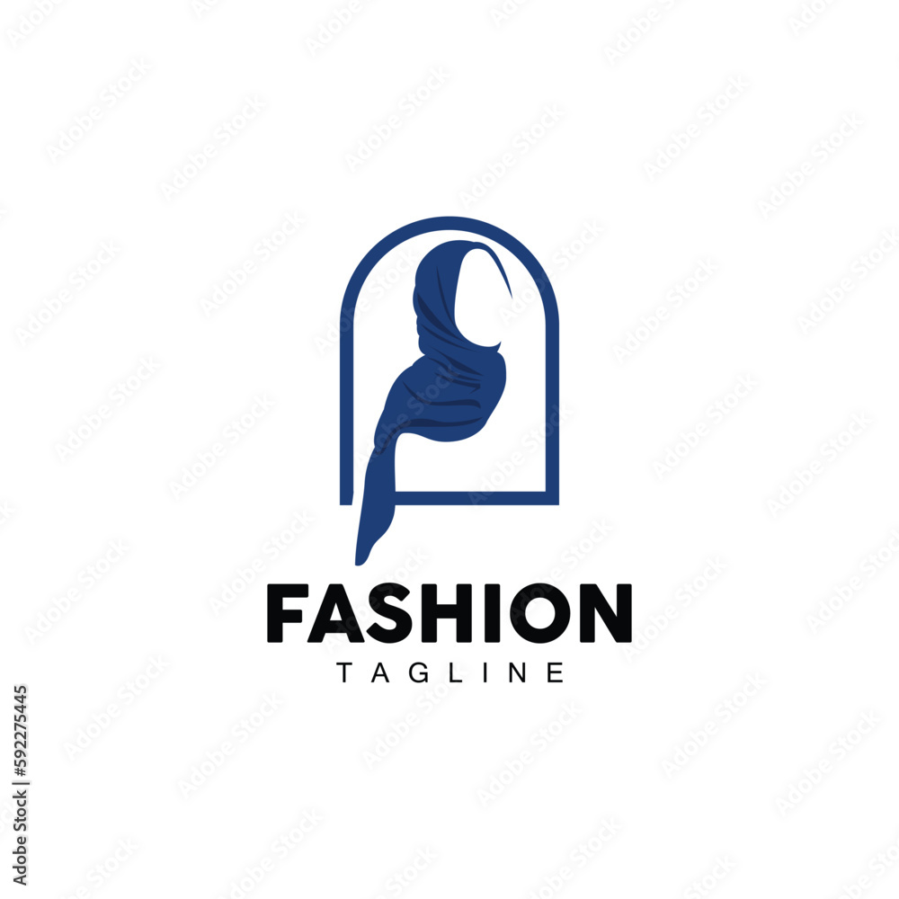 Hijab Logo, Islamic Women Fashion Simple Design, Muslim Clothing Vector, Icon, Symbol, Illustration Hijab Logo, Islamic Women Fashion Simple Design, Muslim Clothing Vector, Icon, Symbol, Illustration