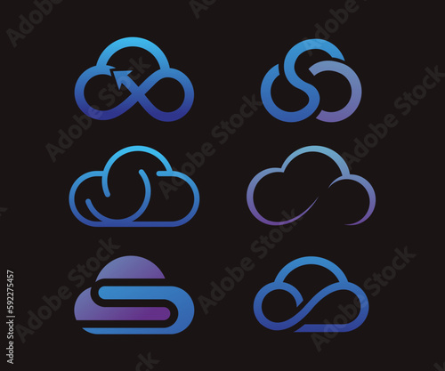 cloud logo icon