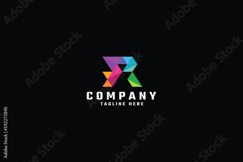 Rextech Letter R Pro Logo Template
