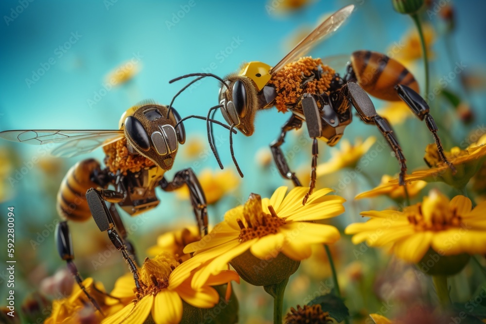 Artificial Bees and Pollination A Sustainable Solution for a Vibrant Ecosystem, Bee Robots safe