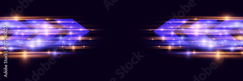 Modern abstract high speed traffic. Colorful dynamic movement. Motion technology template for banner or poster design background concept.