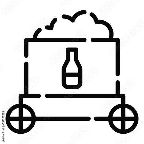 Food and Drink trolly served in Circus