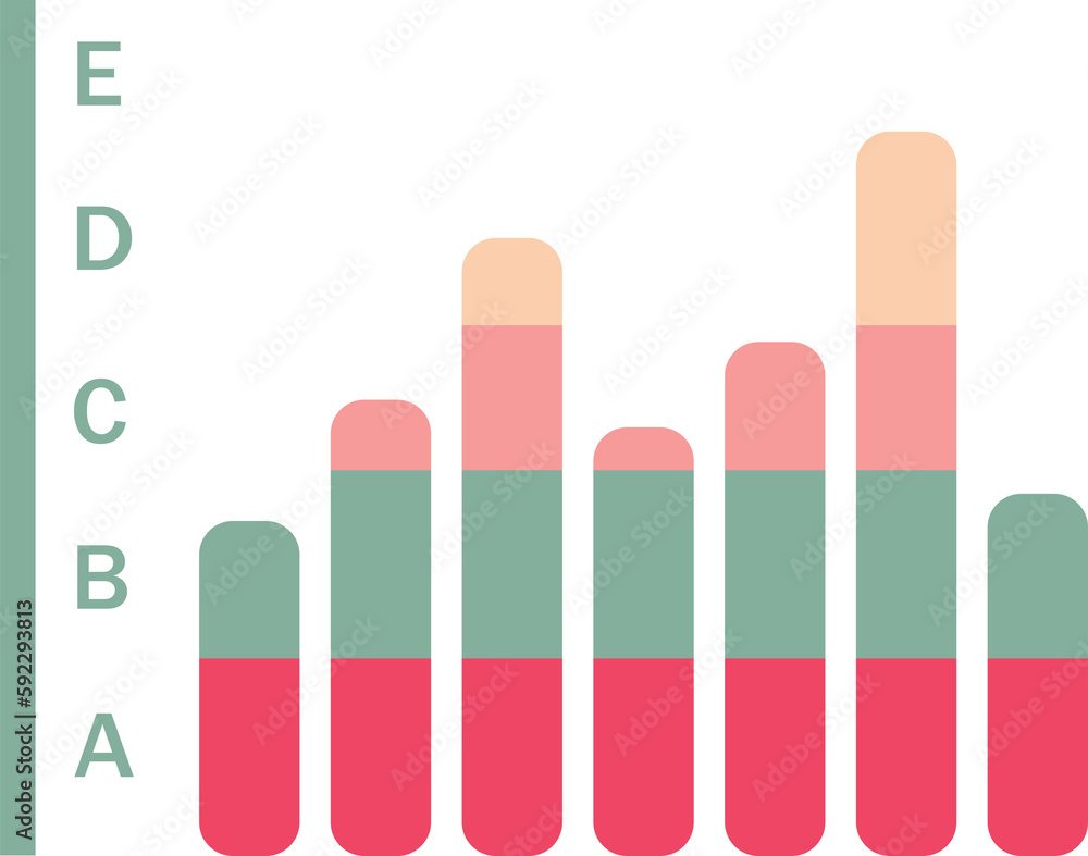 Business graph and chart Business graph and chart