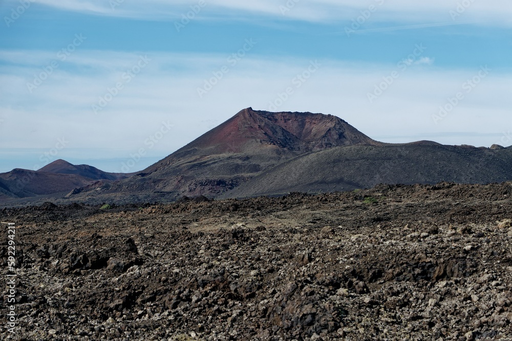colorful volcano in the timanfaya nationalpark, lanzarote colorful volcano in the timanfaya nationalpark, lanzarote