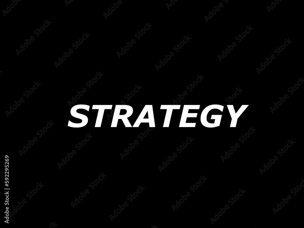 Obraz premium Strategy