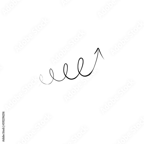 Simple Hand Drawn Arrow 