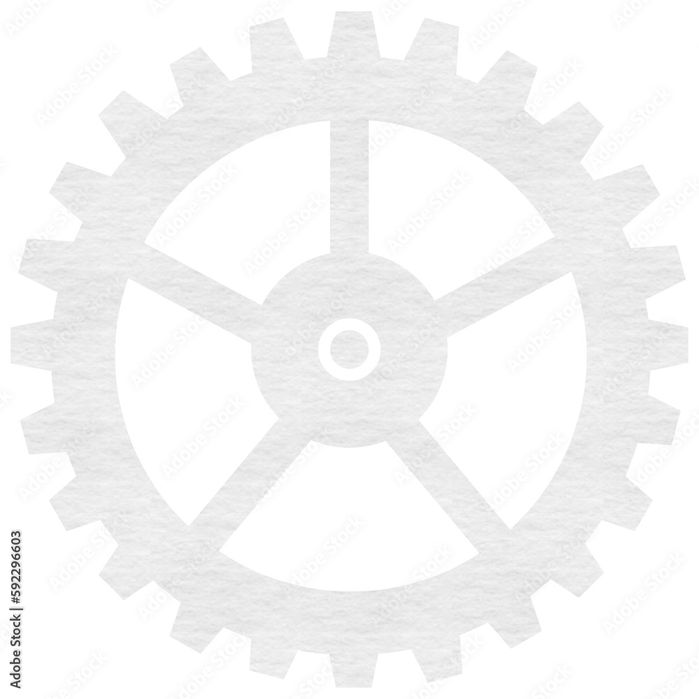 Composite image of gray gear