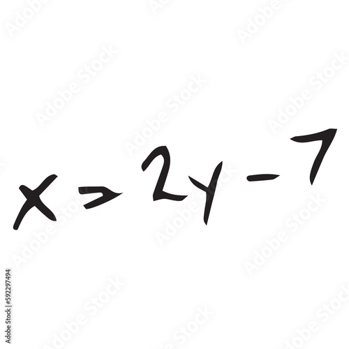 Digital image of equation 