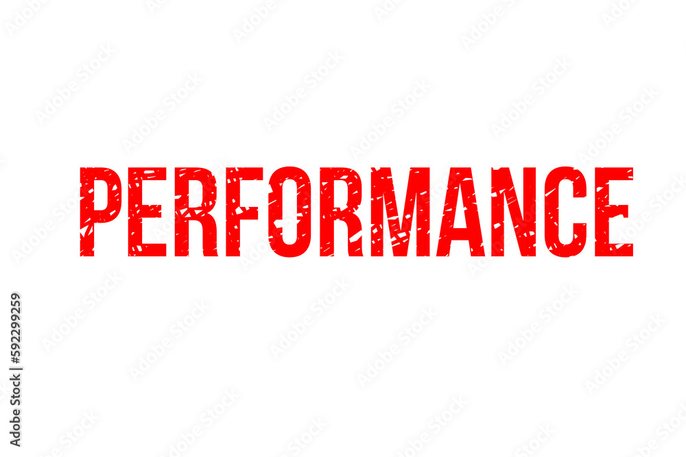Digitally generated image of Performance text Digitally generated image of Performance text
