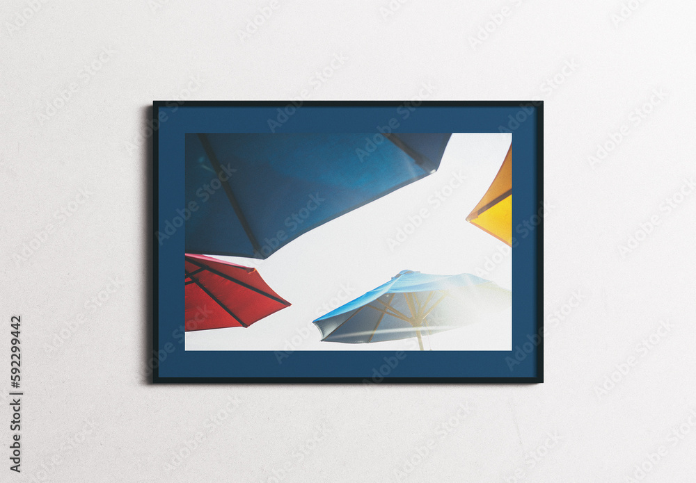 Any Frame Size Interior Wall Art Poster Indoor Mockup Template Stock ...