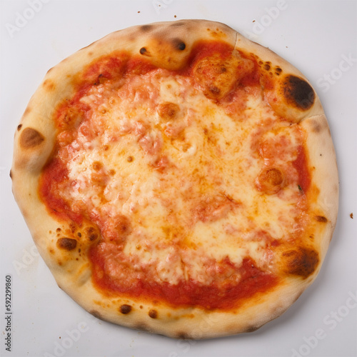Deliciosa pizza quatro queijos criada por IA photo
