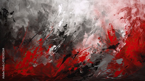 Spectacular Red and Grey Abstract Texture Wallpapers: An Artful Design Concept. Generative AI