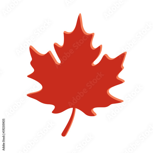 Maple Leaf Icon Symbol Vector Illustration