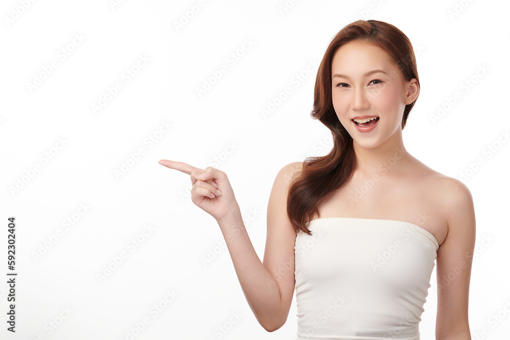 Beautiful young asian woman with clean fresh skin on white background, Face care, Facial treatment, Cosmetology, beauty and spa, Asian women portrait. Beautiful young asian woman with clean fresh skin on white background, Face care, Facial treatment, Cosmetology, beauty and spa, Asian women portrait.