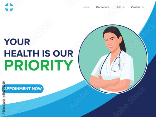 medical center page.Web page design templates collection of online medical support, medical school, specialization, advisor. Modern vector illustration concepts for website and mobile website deve