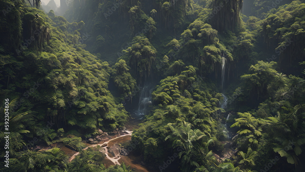 Rain Forest - Generative AI