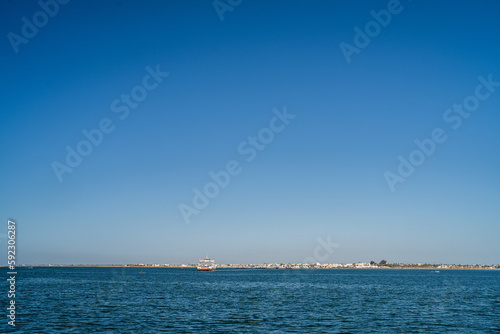 View of Djerba  a large island in southern Tunisia