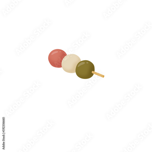 Japanese Dango Dessert