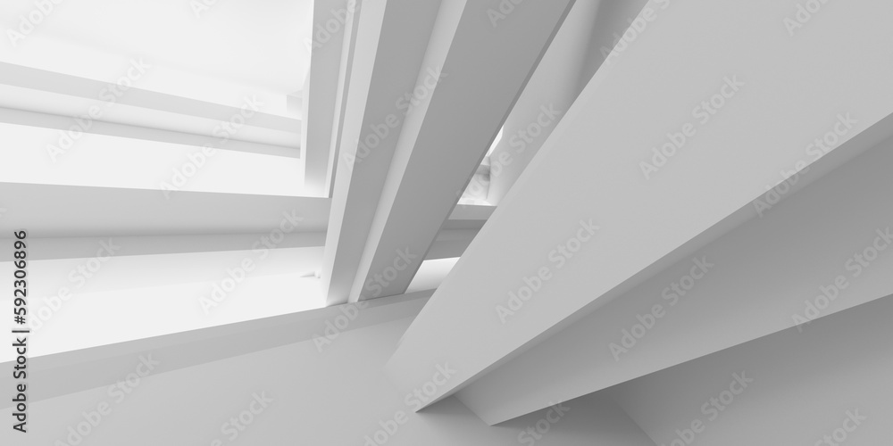 White Abstract Modern Architecture Interior Background White Abstract Modern Architecture Interior Background