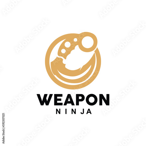 Weapon Logo, Traditional Weapon Karambit Vector, Ninja Fighting Tool Simple Design, Symbol Icon, Illustration