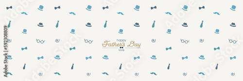 Happy Father's Day banner.