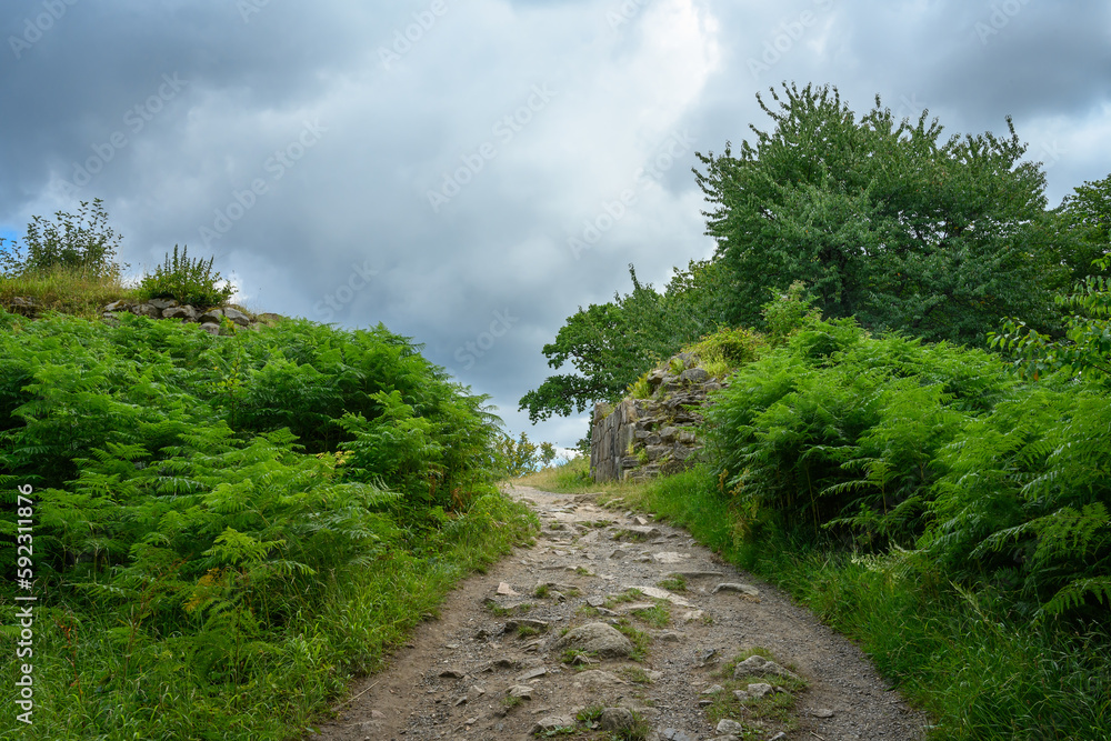 Aufgang zur Burgruine Aufgang zur Burgruine