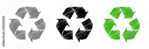 Recycle symbol set